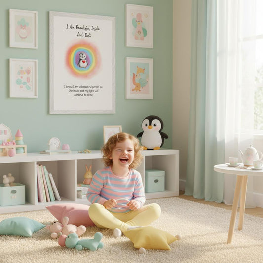 Eric the Penguin A4/A3/A5 Poster – Premium Wooden Framed Print with Museum-Quality Matte Paper