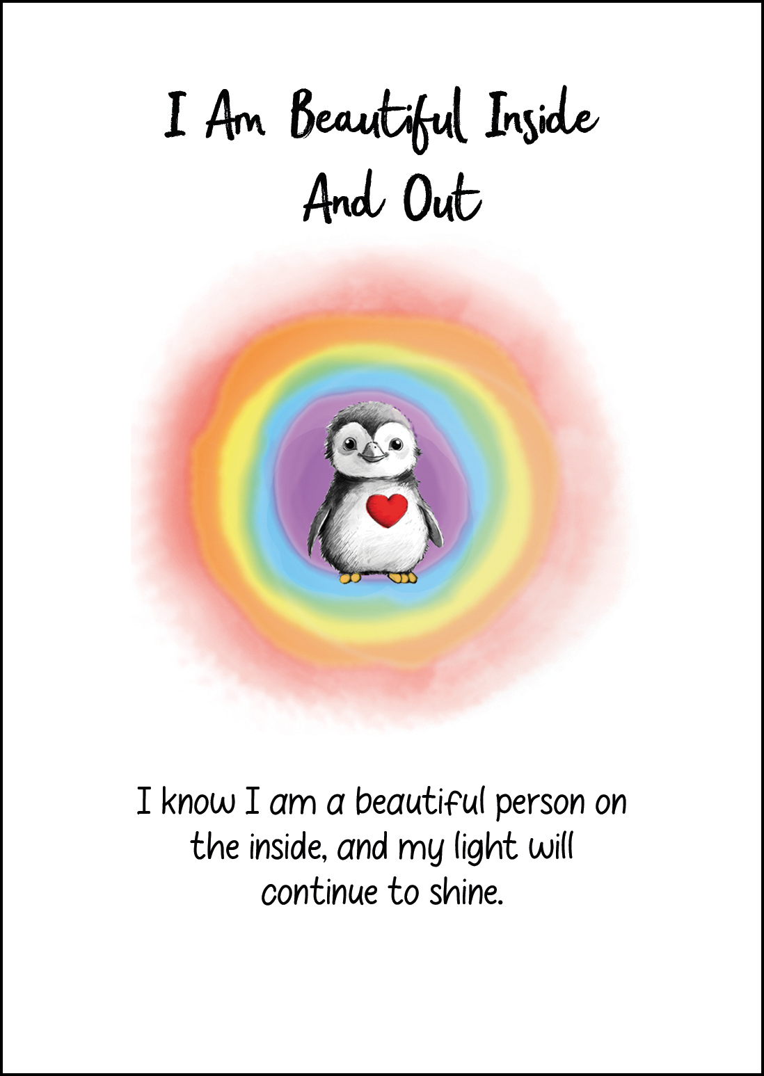 Your Inner Penguin - Positive Affirmation Cards