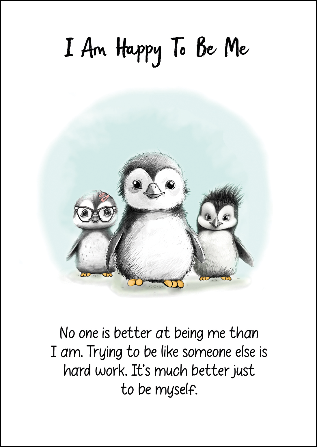 Your Inner Penguin - Positive Affirmation Cards