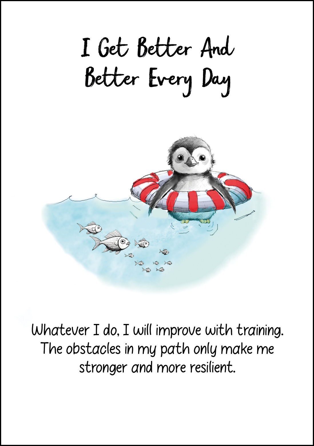 Your Inner Penguin - Positive Affirmation Cards